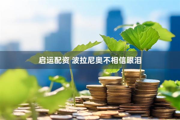 启运配资 波拉尼奥不相信眼泪