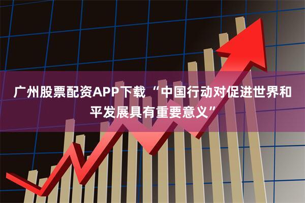 广州股票配资APP下载 “中国行动对促进世界和平发展具有重要意义”